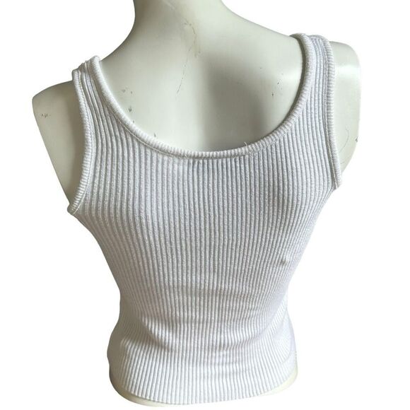 Vintage Knit Ribbed Tank Top - Picture 4 of 5